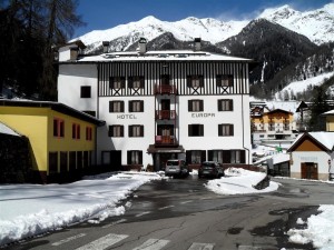 Ubytování v hotelu Europa pouze 50 m od termálních lázní Terme Pejo